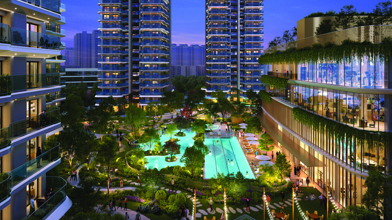 Eldeco 7 Peaks Residences Entrance Omicron 1A Greater Noida Luxury Apartments